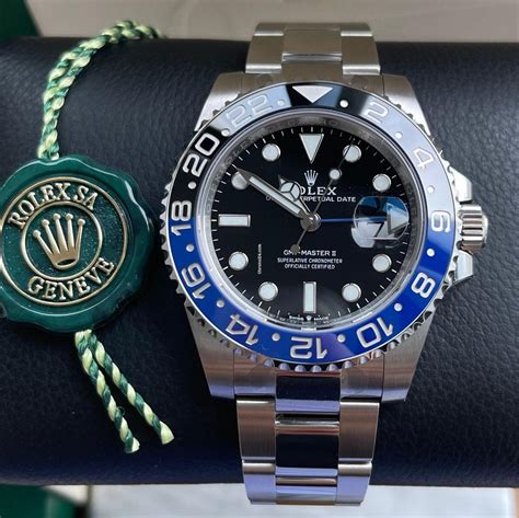 rolex gmt master batman 2021|batman rolex 2022.